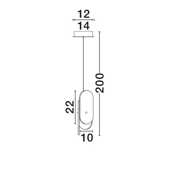 LED Полилей LUCIEN 9214199 NovaLuce 9W 2700K Triac Dimmable | Osvetlenieto.bg