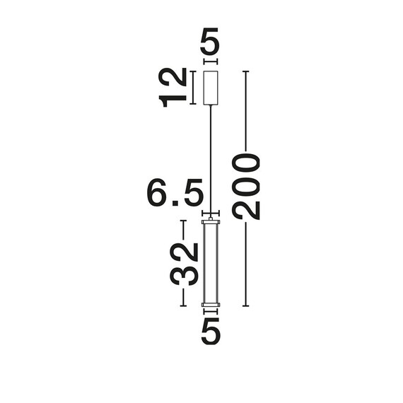 LED Полилей PHEME 9214135 NovaLuce 6W 2700K | Osvetlenieto.bg