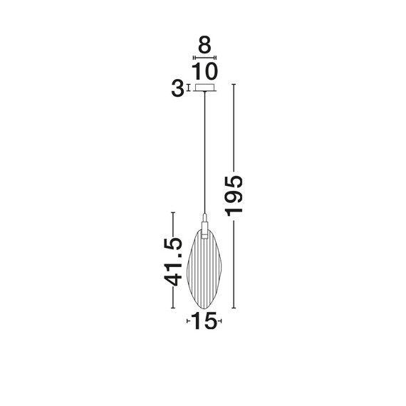 LED Полилей SERIQ 9187004 NovaLuce 3W 3000K Triac Dimmable | Osvetlenieto.bg