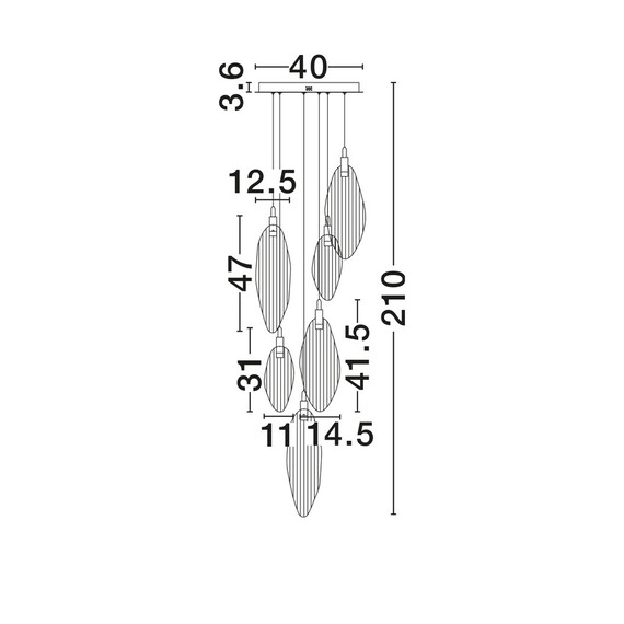 LED Полилей SERIQ 9187005 NovaLuce 14W 3000K Triac Dimmable | Osvetlenieto.bg