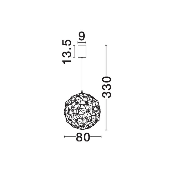 LED Полилей SOLE 9288080 NovaLuce 21W 3000К | Osvetlenieto.bg