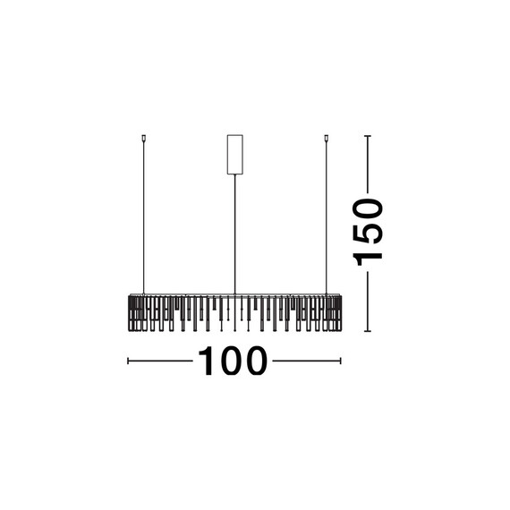 LED Полилей STELLAR 9186979 NovaLuce 36W 3000K Triac Dimmable | Osvetlenieto.bg