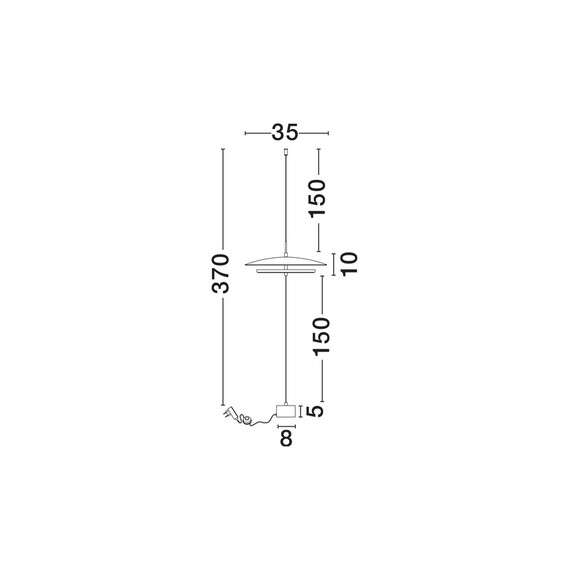 LED Лампион OLOS 9580702 NovaLuce 21W 3000K | Osvetlenieto.bg