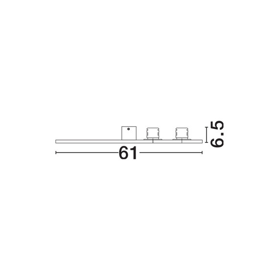 LED Плафон VEA 9088212 NovaLuce 53W CCT 2700K-3000K Triac Dimmable | Osvetlenieto.bg