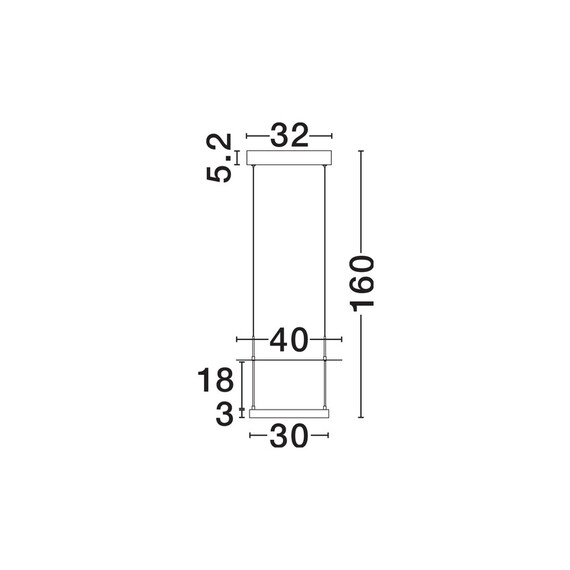 LED Полилей DIONA 9580671 NovaLuce 29W 3000K Triac Dimmable | Osvetlenieto.bg