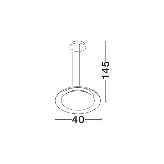 LED Полилей EPOS 9345708 NovaLuce 24W CCT 2700K-4000K Triac Dimmable | Osvetlenieto.bg