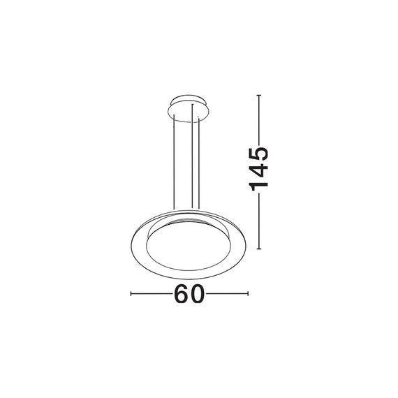 LED Полилей EPOS 9345711 NovaLuce 38W CCT 2700K-4000K Triac Dimmable | Osvetlenieto.bg