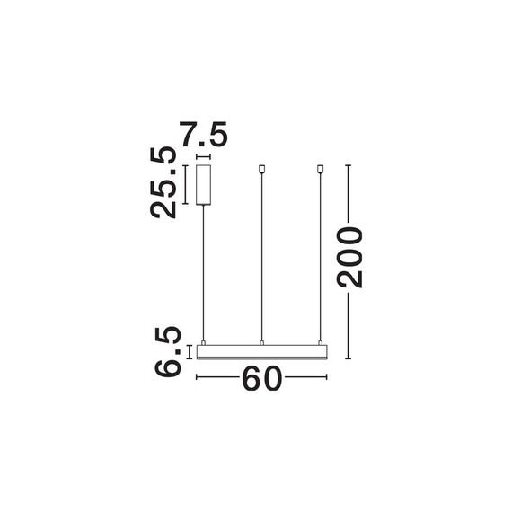 LED Полилей MOTIF 9530209 NovaLuce 40W CCT 2700K-6000K | Osvetlenieto.bg