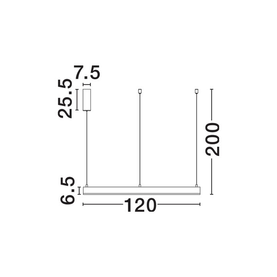 LED Полилей MOTIF 9530219 NovaLuce 72W CCT 2700K-6000K | Osvetlenieto.bg