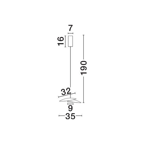 LED Полилей OLEA 9580694  NovaLuce 16W 3000K Triac Dimmable | Osvetlenieto.bg