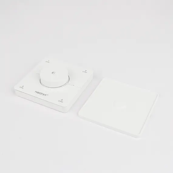 MiBoxer Стенен панел бял MONO/CCT 4 Зони 2xAAA 2.4GHz RF K0S | Osvetlenieto.bg