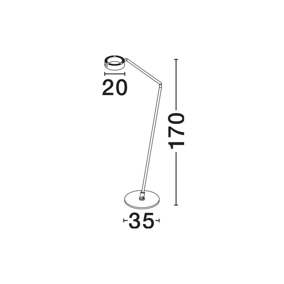 LED Лампион AFI 9870021 NovaLuce 23W 3000K | Osvetlenieto.bg