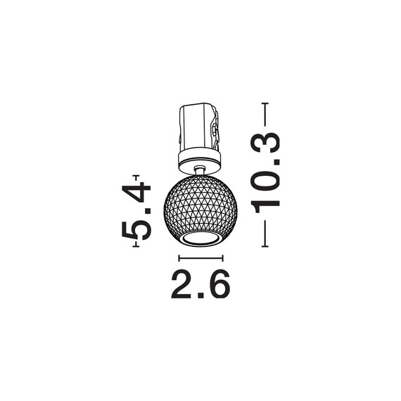 LED Луна за вграждане NOTIC 9088161 Nova Luce 7W 3000K | Osvetlenieto.bg
