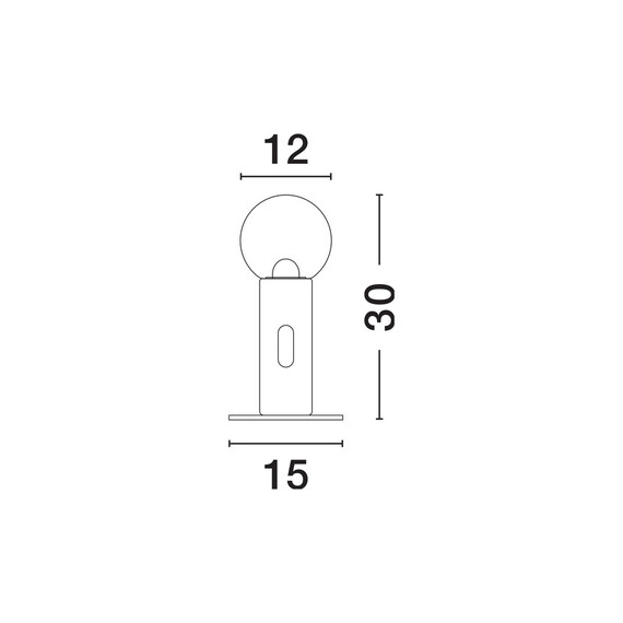 LED Настолна лампа CHRONOS 9870026 NovaLuce 11W 3000K | Osvetlenieto.bg