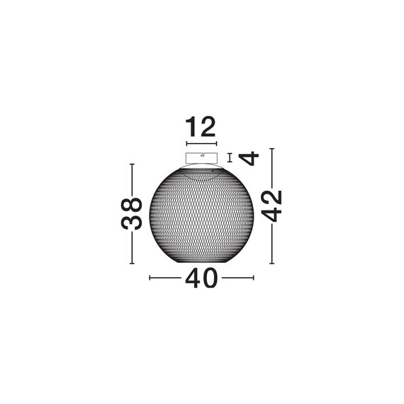 LED Плафон KINETIC 9620155 NovaLuce 19W 3000K | Osvetlenieto.bg