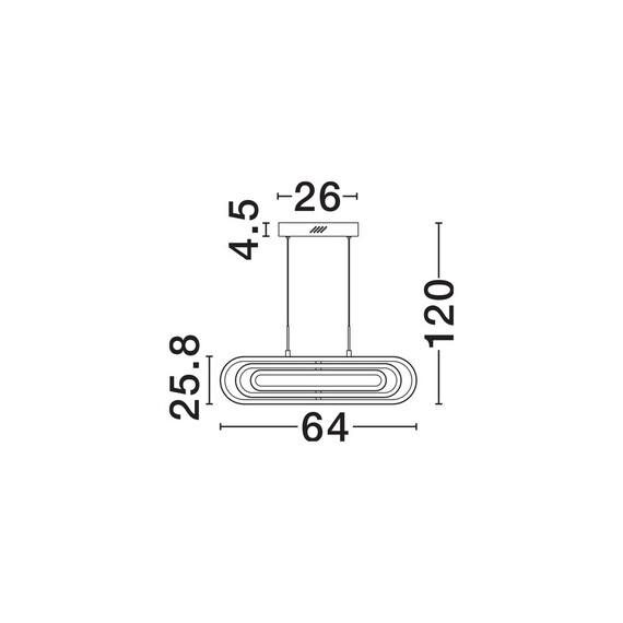 LED Полилей ARTE 9110352 NovaLuce 50W 3000K Triac Dimmable | Osvetlenieto.bg