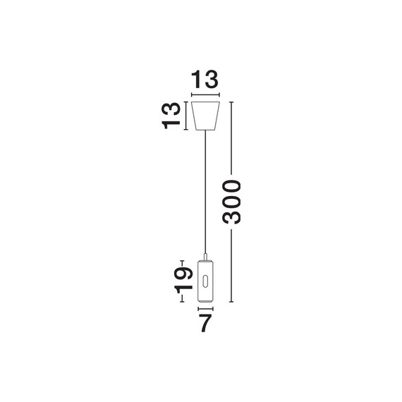 LED Полилей HOLM 9870022 NovaLuce 12W 3000K | Osvetlenieto.bg
