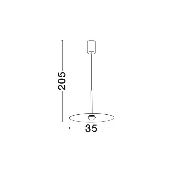 LED Полилей MIRA 9060255 NovaLuce 8W 3000K | Osvetlenieto.bg