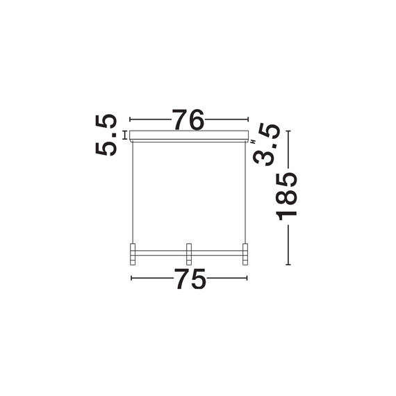 LED Полилей POETIC 9002090 NovaLuce 12W 3000K Triac Dimmablе | Osvetlenieto.bg