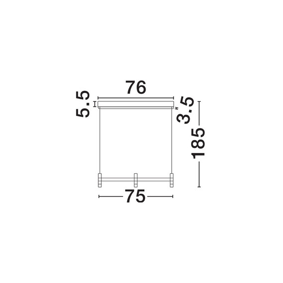 LED Полилей POETIC 9002095 NovaLuce 17W 2700K Triac Dimmablе | Osvetlenieto.bg