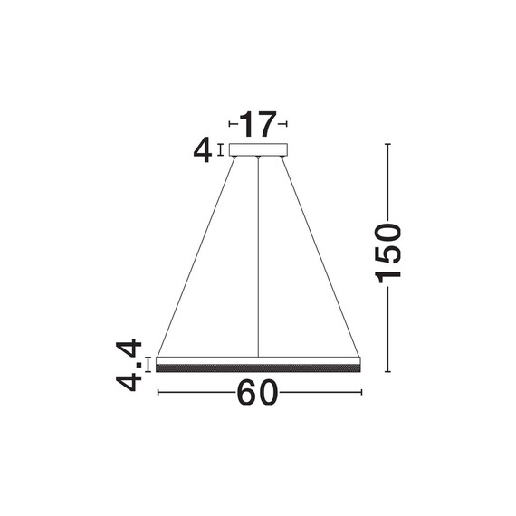 LED Полилей ADRIA 9530228 NovaLuce 32W 3000K Triac Dimmable | Osvetlenieto.bg