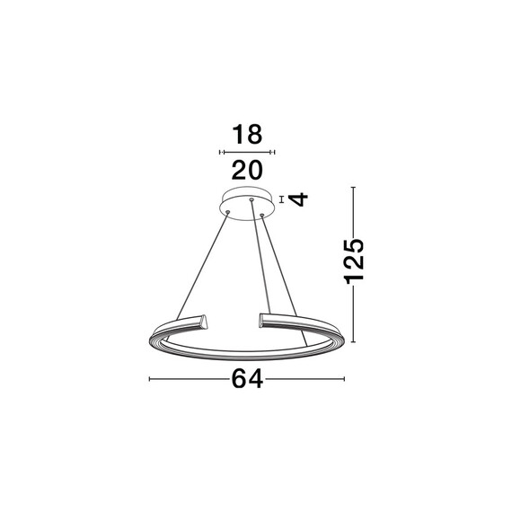LED Полилей ELMO 9019729 NovaLuce 48W 3500K Triac Dimmable | Osvetlenieto.bg