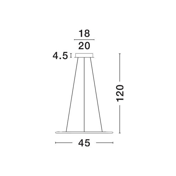 LED Полилей LIVORNO 8107402 NovaLuce 29W 3000K | Osvetlenieto.bg