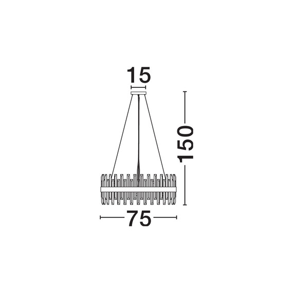 Полилей CROWN 9695118 NovaLuce 18xG9 | Osvetlenieto.bg