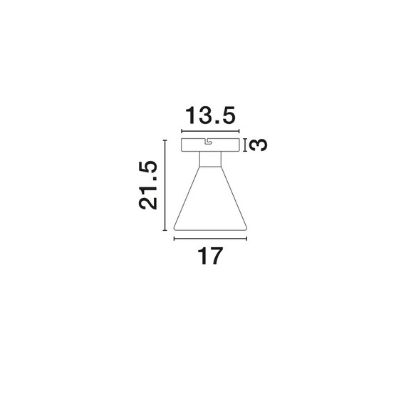 LED Плафон VOI 9236311 NovaLuce 8W 3000K | Osvetlenieto.bg