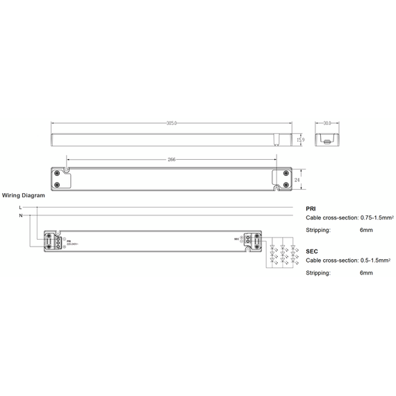 LED захранване SLIM 100W 24V POS GTPC-100-24-S | Osvetlenieto.bg
