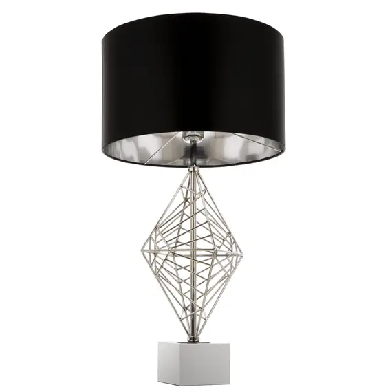 Настолна лампа CARACAS T01960CH CosmoLight 1xE27 | Osvetlenieto.bg