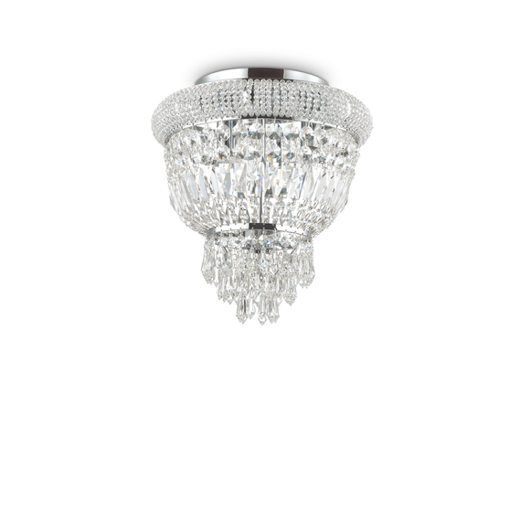 Плафон DUBAI PL3 CROMO 207162 Ideal Lux 3xE14 | Osvetlenieto.bg