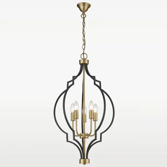 Полилей NASHVILLE P05186BK AU CosmoLight 5xE14 | Osvetlenieto.bg