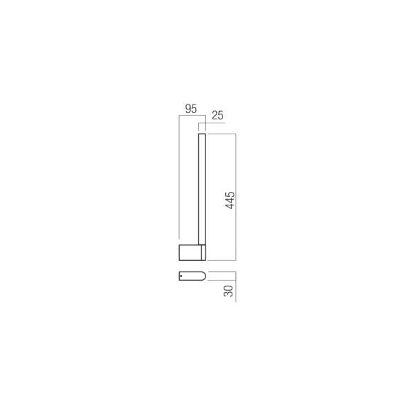LED Аплик Cityline 01-4238 Redo 8.5W 2700K Triac Dimmable | Osvetlenieto.bg