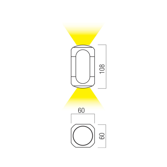 LED Аплик Crisp 01-4477 Redo 7.5W 2700K Triac Dimmable | Osvetlenieto.bg