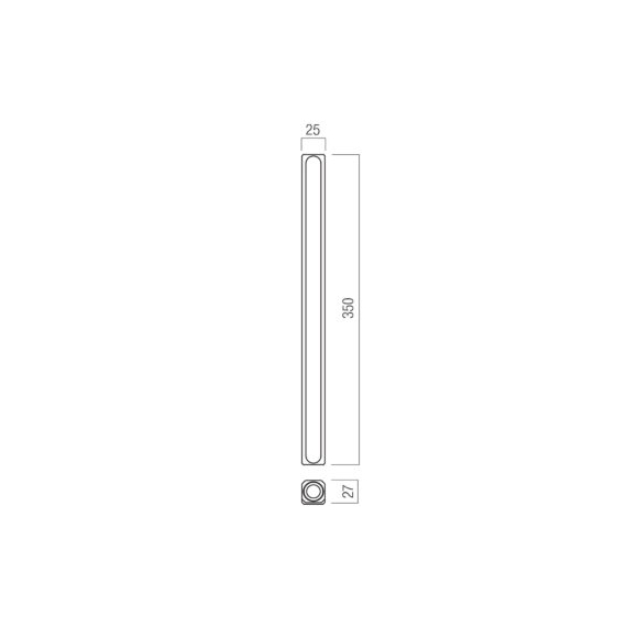 LED Аплик Crisp 01-4504 Redo 6.6W 2700K | Osvetlenieto.bg