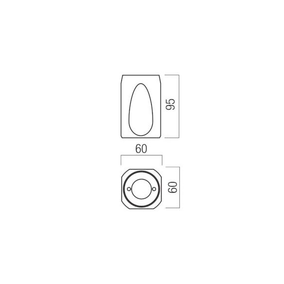 LED Луна за открит монтаж Crisp 01-4484 Redo 10.5W CCT 2700K-3000K Triac Dimmable | Osvetlenieto.bg