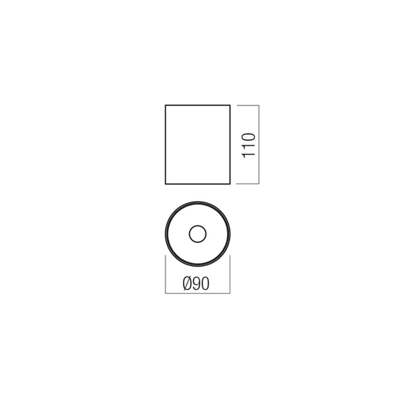LED Луна за открит монтаж Takto 01-4199 Redo 15.5W 2700K Triac Dimmable | Osvetlenieto.bg