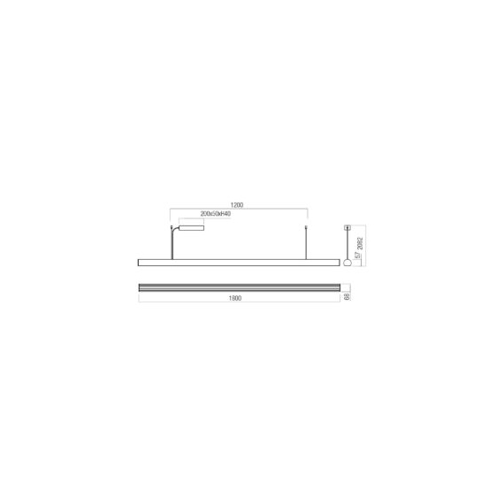 LED Полилей Cityline 01-4715 Redo 49W CCT 3000K-4000K Triac Dimmable | Osvetlenieto.bg