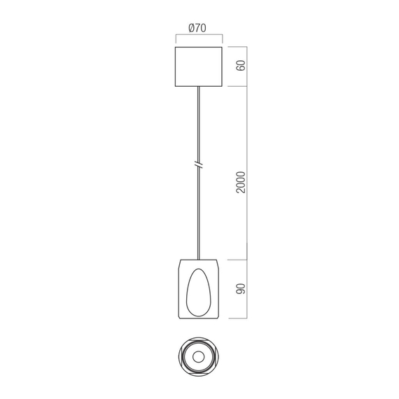 LED Полилей Crisp 01-4493 Redo 10.5W CCT 2700K-3000K Triac Dimmable | Osvetlenieto.bg