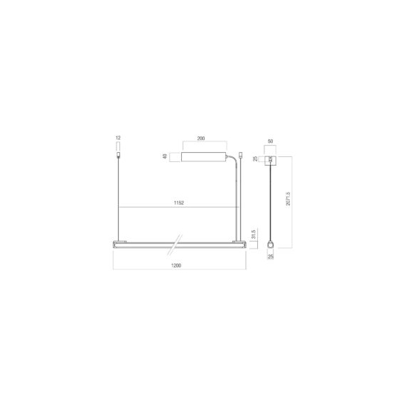 LED Полилей Crisp 01-4755 Redo 36W 3000K Triac Dimmable | Osvetlenieto.bg