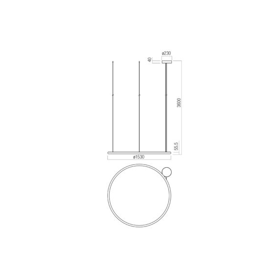 LED Полилей Halley 01-4459 Redo 80W CCT 2700K-4000K Triac Dimmable | Osvetlenieto.bg