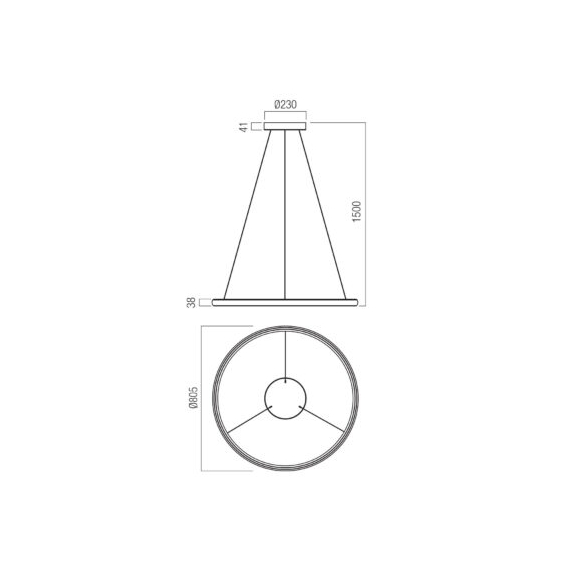 LED Полилей Vance 01-3740 Redo 90W CCT 2700K-5000K | Osvetlenieto.bg