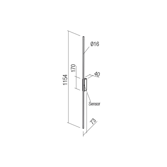 LED Аплик Stick 01-2790 Redo 24W 3000K | Osvetlenieto.bg