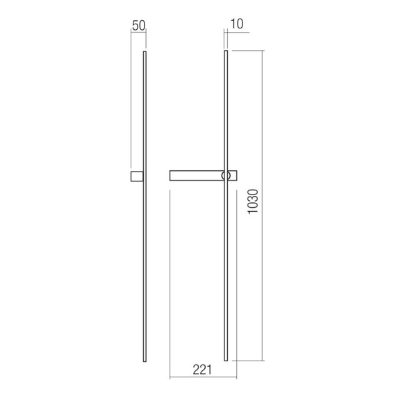 LED Аплик Tangent 01-4674 Redo 9W CCT 2700K-2850K-3000K | Osvetlenieto.bg
