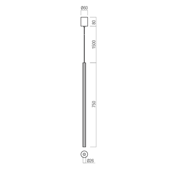 LED Пендел Nikos 01-4192 Redo 8W 2700K | Osvetlenieto.bg