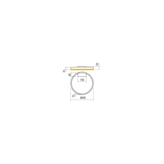 LED Плафон Febe 01-2836 Redo 24W 4000K | Osvetlenieto.bg