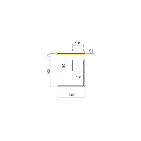 LED Плафон Febe 01-2855 Redo 30W 3000K | Osvetlenieto.bg