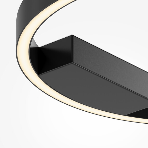 LED Плафон Rim MOD058CL-L25BK Maytoni 24W 3000K-4000K | Osvetlenieto.bg