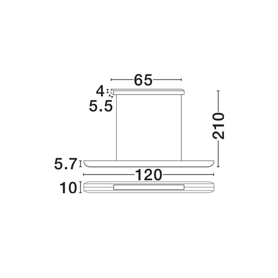 LED Полилей BRIANNE 9190320 NovaLuce 29W 3000K | Osvetlenieto.bg